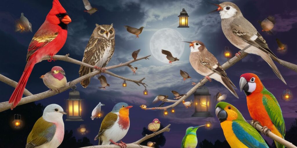 Birds Chirping at Night